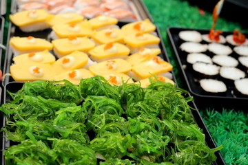 Japanese sushi traditional delicious - japanese food