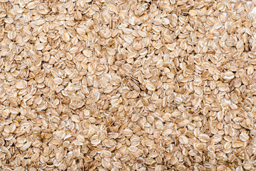 Barley flakes background