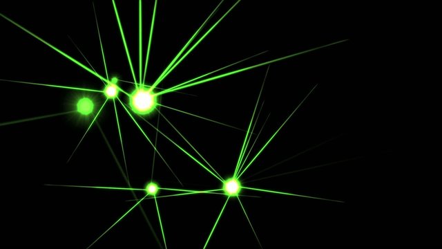 Green laser lights