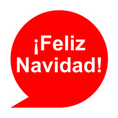 Icono texto ¡Feliz Navidad!