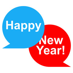 Icono texto Happy New Year!