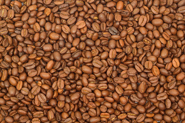 Coffee beans background