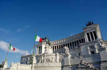 Obraz premium The national monument in Rome
