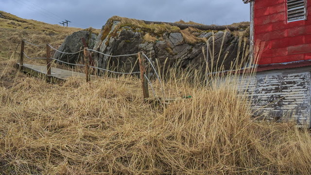 Windy winter day in Norway