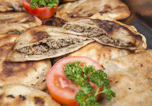 Hawawshi At An Oriental Restaurant Buffet