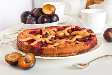 Plum tart