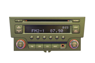 Car radio control panal