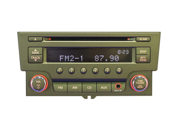 Car radio control panal