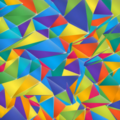 Fototapeta na wymiar Abstract vector polygonal geometry shape background. Eps10