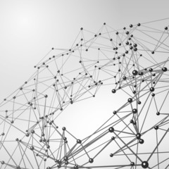 Abstract vector polygonal geometry shape background. Eps10