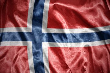 shining norwegian flag