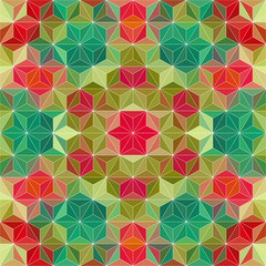 Fototapeta na wymiar Colorful Triangle Pattern. Vectpr Background