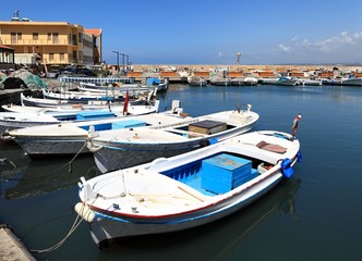 Fototapeta na wymiar Tyre Harbor, Lebanon