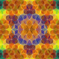 Fototapeta na wymiar Colorful Triangle Pattern. Vectpr Background