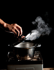 Cooking in the pot