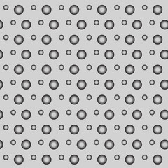 Gray background with circles