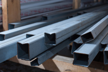 Aluminum section: side view