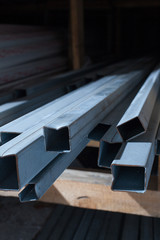 Aluminum section: side view