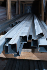 Aluminum section: side view