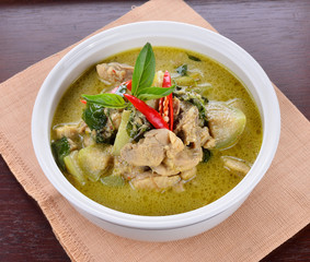 Green chicken Curry , Thai cuisine