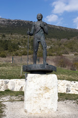 Statue of Bartolomeo Vanzetti