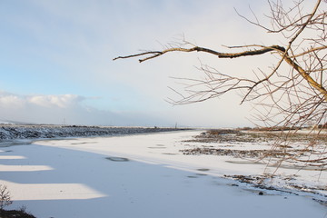 frozen lake