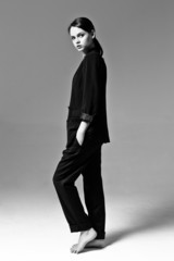 Fototapeta premium Woman wearing a jacket