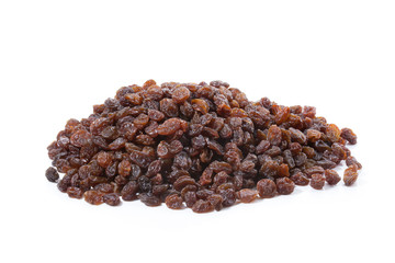 raisins isolated on white background