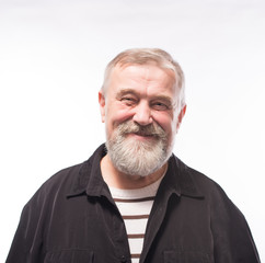 Old man with a beard