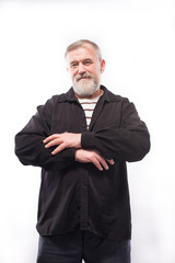 Old man with a beard