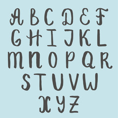 Hand drawn doodle font