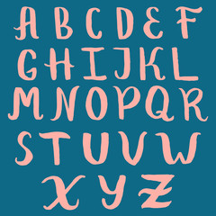 Hand drawn doodle font