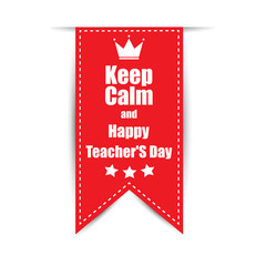 Leiba on Teachers' Day celebration vector illustration