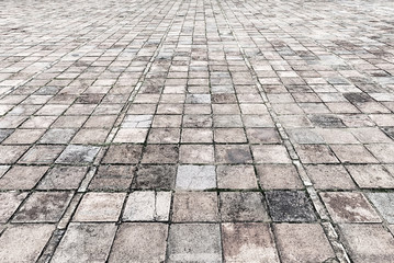 Vintage stone street road pavement texture