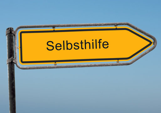 Strassenschild 38 - Selbsthilfe