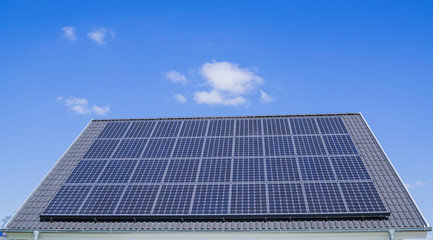 moderne Photovoltaik anlage