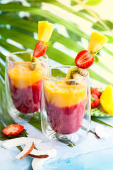 Exotic fruit smoothie