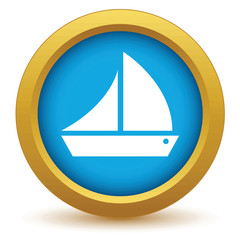 Gold ship icon