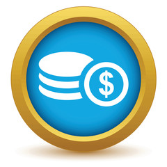 Gold money icon