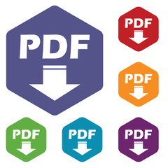 Pdf download rhombus icons