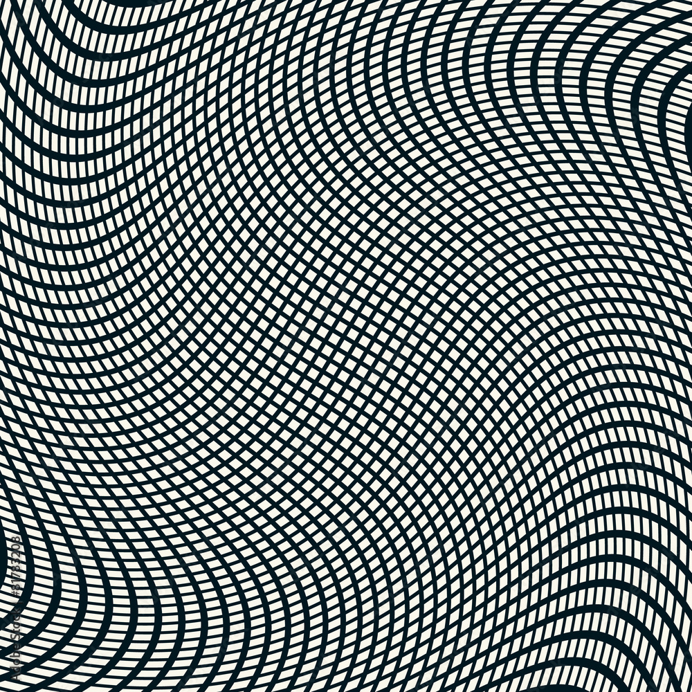 Poster lattice, grid background with strong twirling effect.