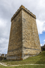 Fototapeta na wymiar Castle of the Counts of lemos in Monforte de Lemos