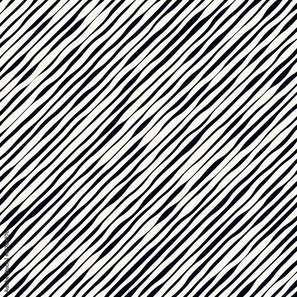 Poster slanted wavy lines. modern, minimal vector pattern