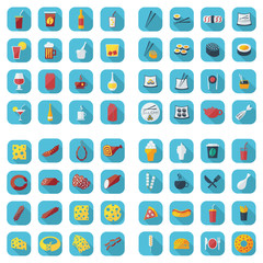 sushi, fast food, cheeses and sausages, liquid container