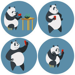 Social networks addicted Panda