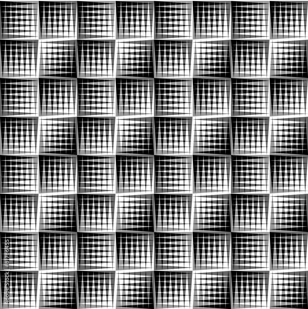 Poster overlapping triangles seamless patterns. editable vector backgro