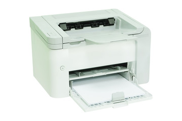 Grey computer printer