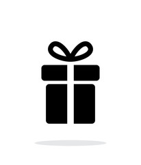 Present icon on white background.