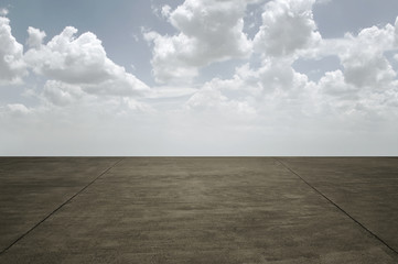 Empty Concrete Road