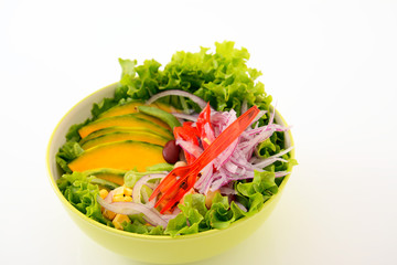新鮮なサラダ
